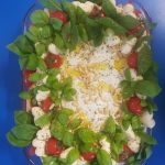 Belugalinsen- Salat mit Balsamico-Tomaten aus dem Ofen