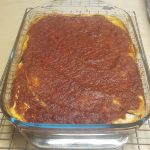 Auberginen Gratin mit Tomaten-Chili-Basilikum Nappage