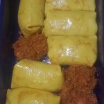 Crespelle mal ganz anders:  Hack und Sauerkraut